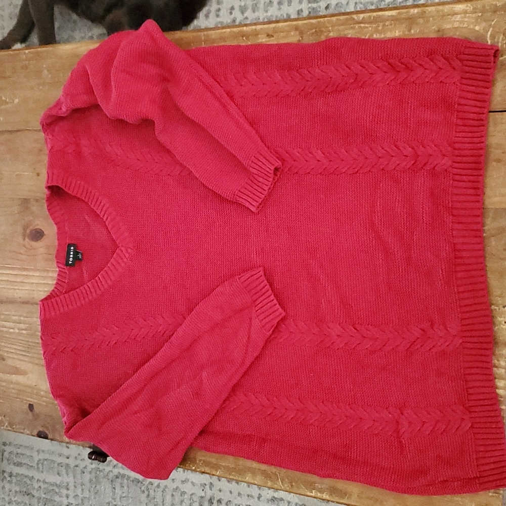 V neck sweater